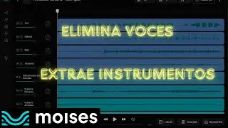 Como quitar la voz en canciones | Moises App | Te digo como