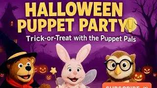 Halloween Puppet Party! Trick-or-Treat Fun for Kids | Puppet Pals Halloween Special