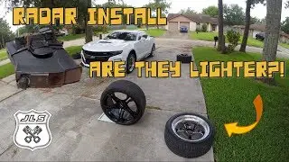Weld Wheels Weight vs MRR and Radar Install Fail on My 2019 Camaro SS | Vlog #256