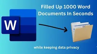 Bulk generate Word files from Google Sheet data and keep data privacy