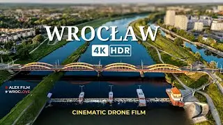 The Enchanting Aerial Beauty of Wrocław, Poland 🇵🇱 | 4K HDR Drone Film
