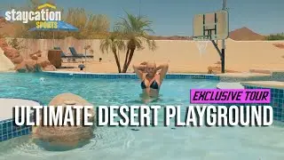 A Backyard You Have to See to Believe | Waterfall, Field & Desert Trails! | Staycation Sports