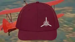Retro Aviation Style: Airplane Propeller Hat in 15 Seconds.  #richadson112 #aviation #radialengine