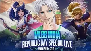 REPUBLIC DAY SPECIAL 🇮🇳 SPECIAL STREAM! 🍿 | CHILL & RANK PUSH IN MOBA 5V5 | SUNxGOJO
