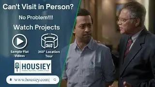 Can't Visit In Person? Explore Sample Flats & 360&deg; Virtual Tours on Housiey.com