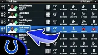 SCOUTING A 6TH ROUND GEM! Madden 18 Colts Connected Franchise Ep. 8