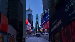 -10 degree Frozen New York Times Square