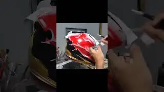 ini lah asal usul terciptanya helm ganteng #repainthelm #araihelmets