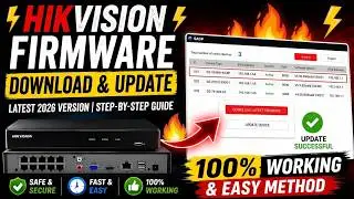 ⚡ How to Download & Update Hikvision DVR/NVR Firmware (Latest 2025 Version) | Step-by-Step Guide 🔥