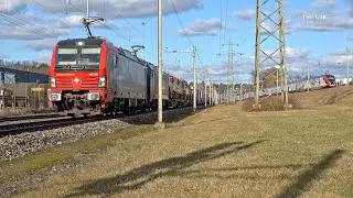 SBB Cargo Doppeltraktion mit Siemens Vectron 193 469 mit UKV-Zug