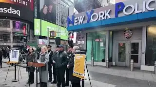 Operativo de seguridad a toda marcha en Times Square