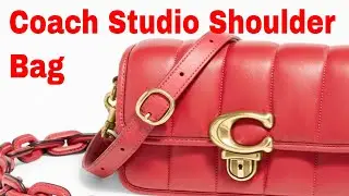 Coach Studio Shoulder Bag with quilting - Coach Store Window Display | Handbag Pick
