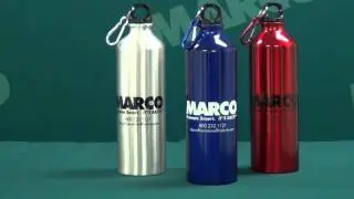 Santa Fe Aluminum Bottle, Reuse, Recycle & Promote Your Brand - MARCO Promotional Products