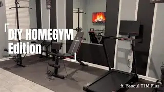 Transforming My Home Gym for Winter ❄️ | New Setup + YESOUL T1M Plus Treadmill Upgrade