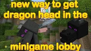 Minecraft - EASY way to the DRAGON head in the NEW minigame lobby!