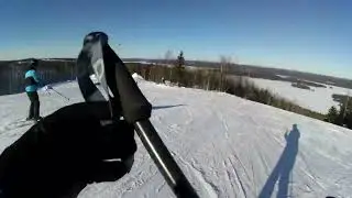 Tahko rinne 13 auringonlasku (Tahkon pisin rinne.)