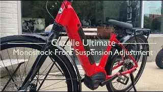 Gazelle Ultimate Monoshock Front Suspension Fork Adjustment