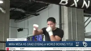 Mira Mesa High School grad Giovani Santillan eyeing a world title fight