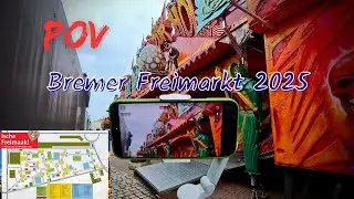 Bremer Freimarkt 2025 Aufbau Live+POV 👀 990.Freimarkt Bremen 2025 Aufbau Walking with me