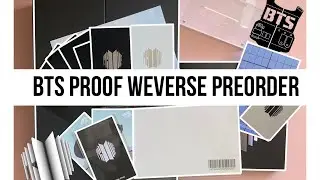 [Unboxing] BTS Weverse Pre-Order PROOF Set |방탄소년단