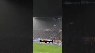 ACS fans Naposled v 2025🟦🟨🟥Sparta-Aberdeen #ceskyfotbal #fotbal #acs #spartapraha #sparta #ultras