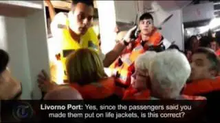 'It's just a black-out': Ship's first contact with port
