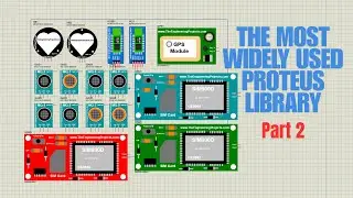 Simulating the Top 5 Practical Sensors & Modules in Proteus:Heart Rate,Bluetooth,GPS,MQ Gas & SIM900