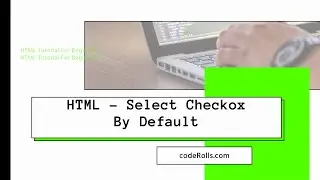 How To Select Checkbox By Default In HTML? | HTML 13