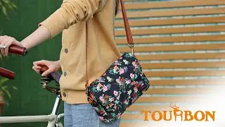 Tourbon Front Handlebar Bike Bag Cycling Frame Pouch