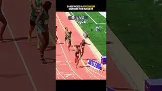 She Ran Despite losing her Shoe 😱  | #reaction #trackandfield #athletics | Via: @flotrack