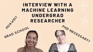 Interview with an ML Undergrad Researcher ft Lironne!
