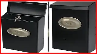 Great product -  Gibraltar Mailboxes Designer Locking Medium Capacity Galvanized Steel Black, Wall-M