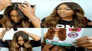 $22 DEEP PART LACE FRONT MOON WIG 22 INCHES| JANET COLLECTION