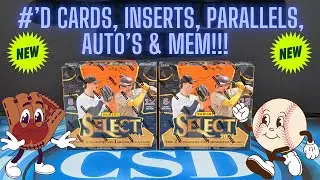 2024 Panini Select Baseball Hobby Box Review.  Let's Play Ball!!