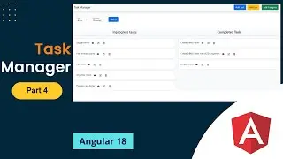 Angular 18 Task Manager App Tutorial | Build with JSON Server - Full Stack Guide | Part 4