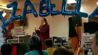 Izabella&rsquo;s 1st frozen birthday magic show