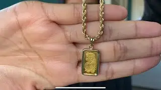 2.5g Lady Fortuna Pamp + 3mm Rope Chain