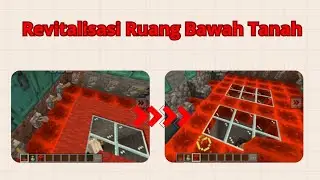 Revitalisasi Ruang Bawah Tanah #Minecraft #MinecraftBuilds #MinecraftIdeas #MinecraftInspiration