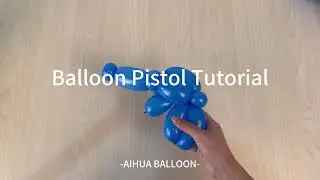 Balloon Handcraft Tutorial: Creating a Creative Pistol Toy with Long Balloons