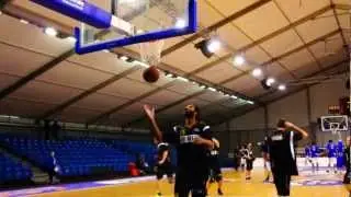 Warm-Up der MLP Academics Heidelberg gegen die Oettinger Rockets Gotha am 02.11.2012, Teil 1