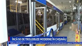 Încă 50 de troleibuze moderne în Chișinău