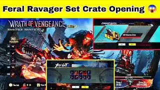 8,000 UC Spent & Feral Ravager Set Crate Opening in Bgmi ( Battleground Mobile India) #bgmi #pubg 