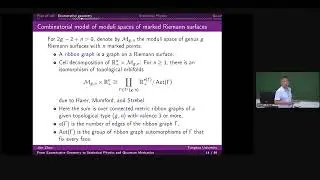 Jian Zhou: Enumerative geometry, statistical physics, and quantum mechanics #AlgebraicGeometry