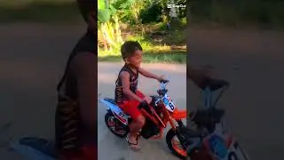 1st ride in 2025 #motocross #49cc #kidrider