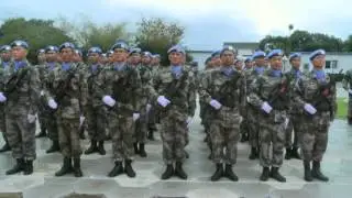 UNMIL Awards UN Peacekeeping Medals to Chinese Transport Contingent (CHINTPT-17)