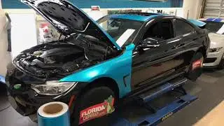 3M Satin Shimmer custom wrap. BMW 3 series - Car Wraps Fort Lauderdale FL
