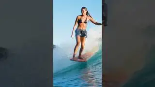 How To Nose Ride A Longboard #shorts