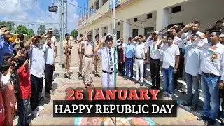 26 JANUARY,, HAPPY REPUBLIC DAY,, ALL RAILWAY TRAIN MANAGER NARKATIAGANJ CELEBRATE 