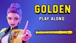 K-Pop Demon Hunters Golden Recorder Flute Tutorial