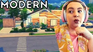 Warm Tone Modern Home / The Sims 4: Speed Build / No CC